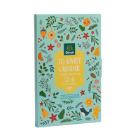 Christmas Tea Advent Calendar Gourmet Teas-24 Individually Wrapped Tea Bags