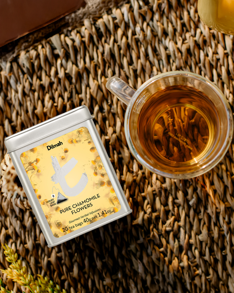 t-Series Pure Chamomile Flowers Infusion Tin Caddy