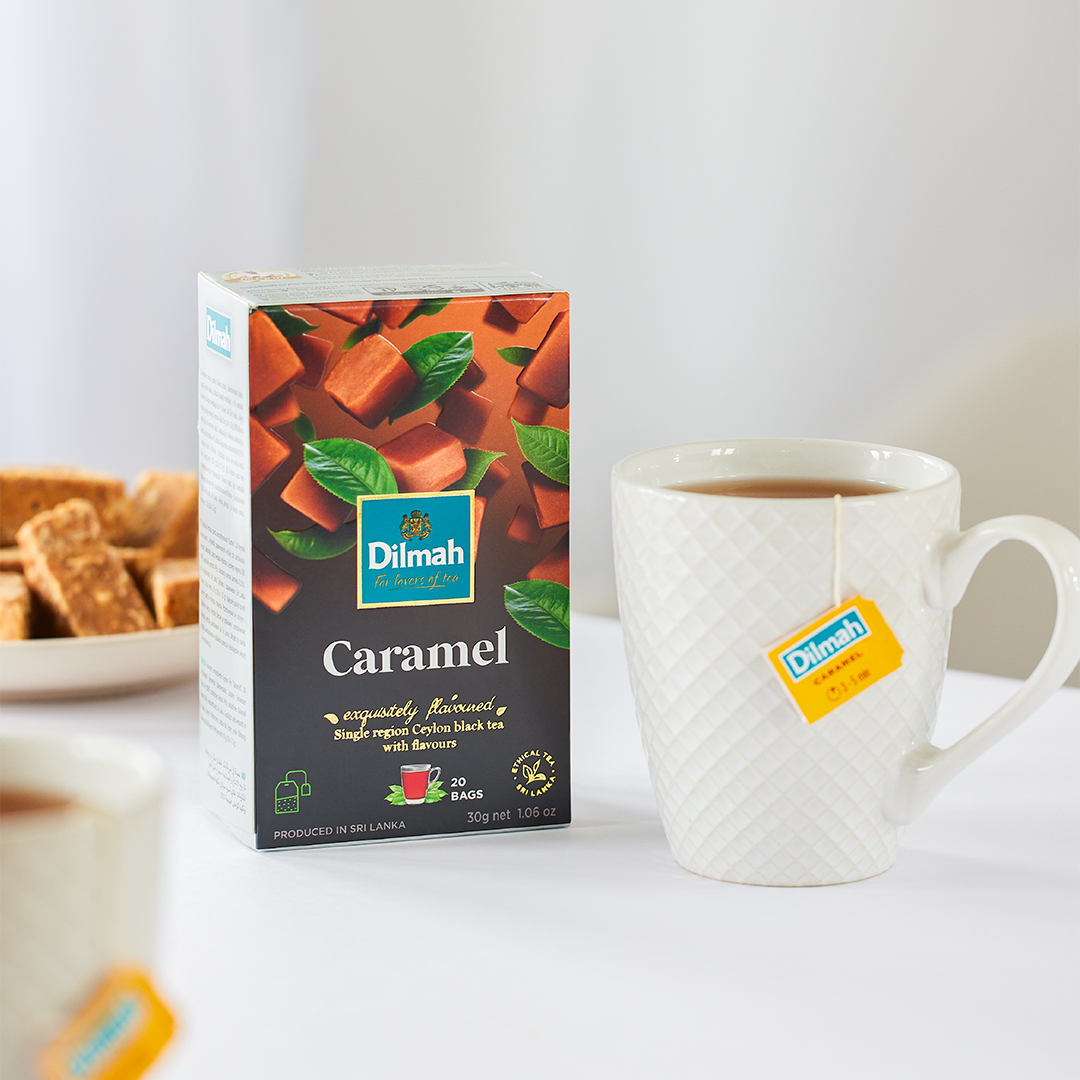 EFT Caramel Ceylon Black Tea - 20 Tea Bags with Tag