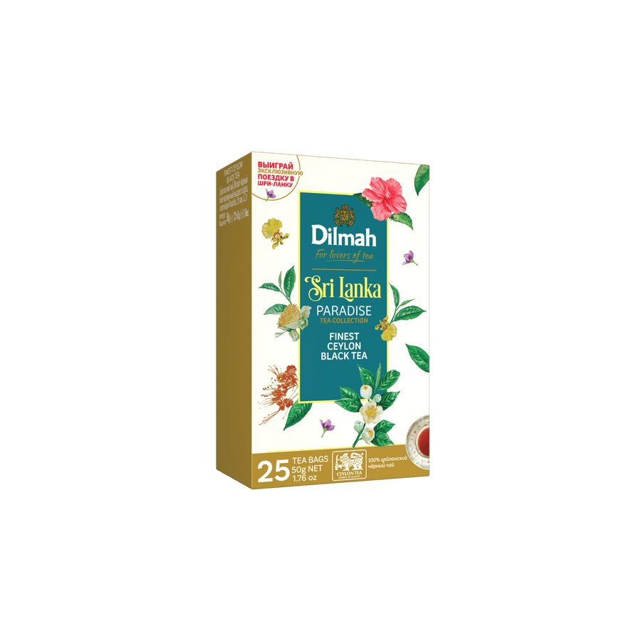 Dilmah Paradise Ceylon Black Tea - 25 Tea Bags