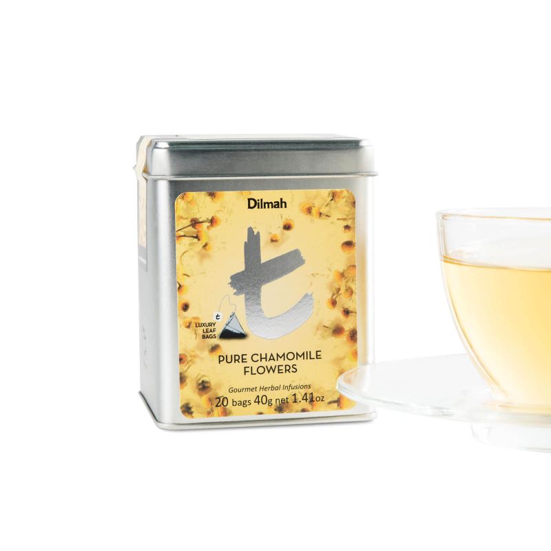t-Series Pure Chamomile Flowers Infusion Tin Caddy