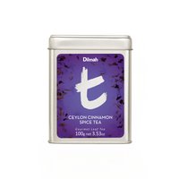t-Series Ceylon Cinnamon Spice Black Tea Tin Caddy-100g Loose Leaf