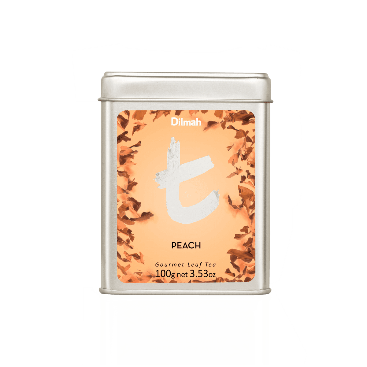 t-Series Peach Ceylon Black Tea Tin Caddy-100g Loose Leaf
