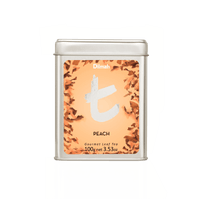 t-Series Peach Ceylon Black Tea Tin Caddy-100g Loose Leaf