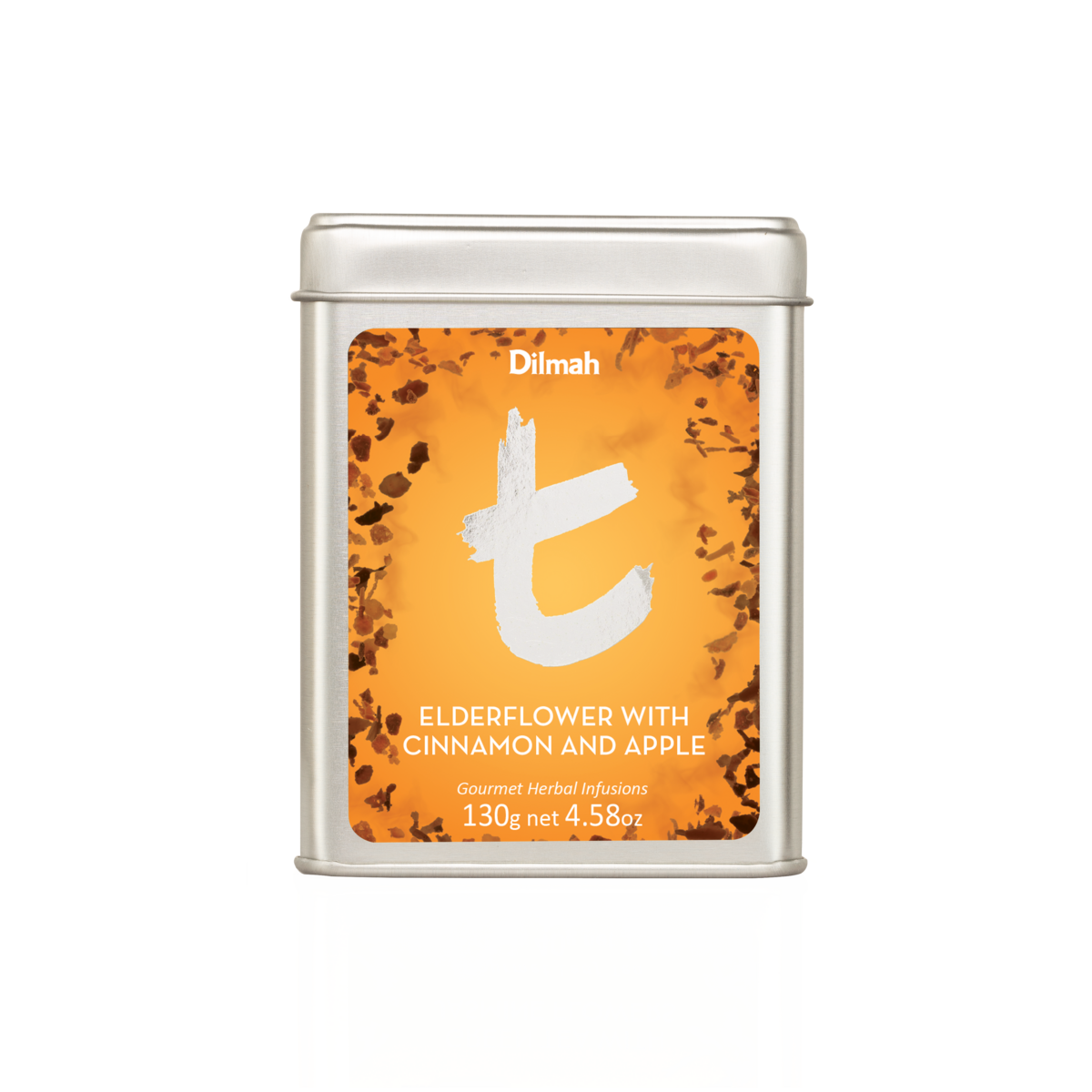 t-Series Elderflower with Cinnamon and Apple Infusion Tin Caddy-130g Loose Leaf