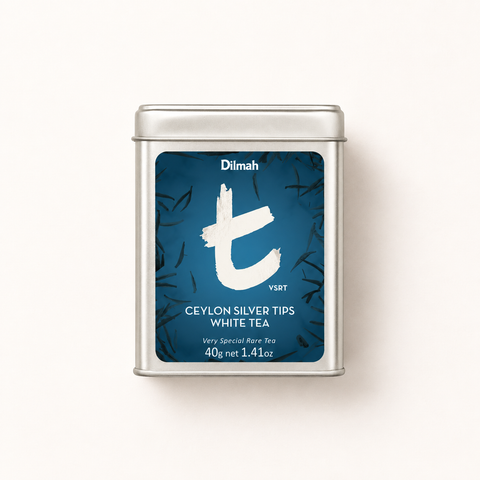 t-Series VSRT Ceylon Silver Tips White Tea Tin Caddy-40g Loose Leaf