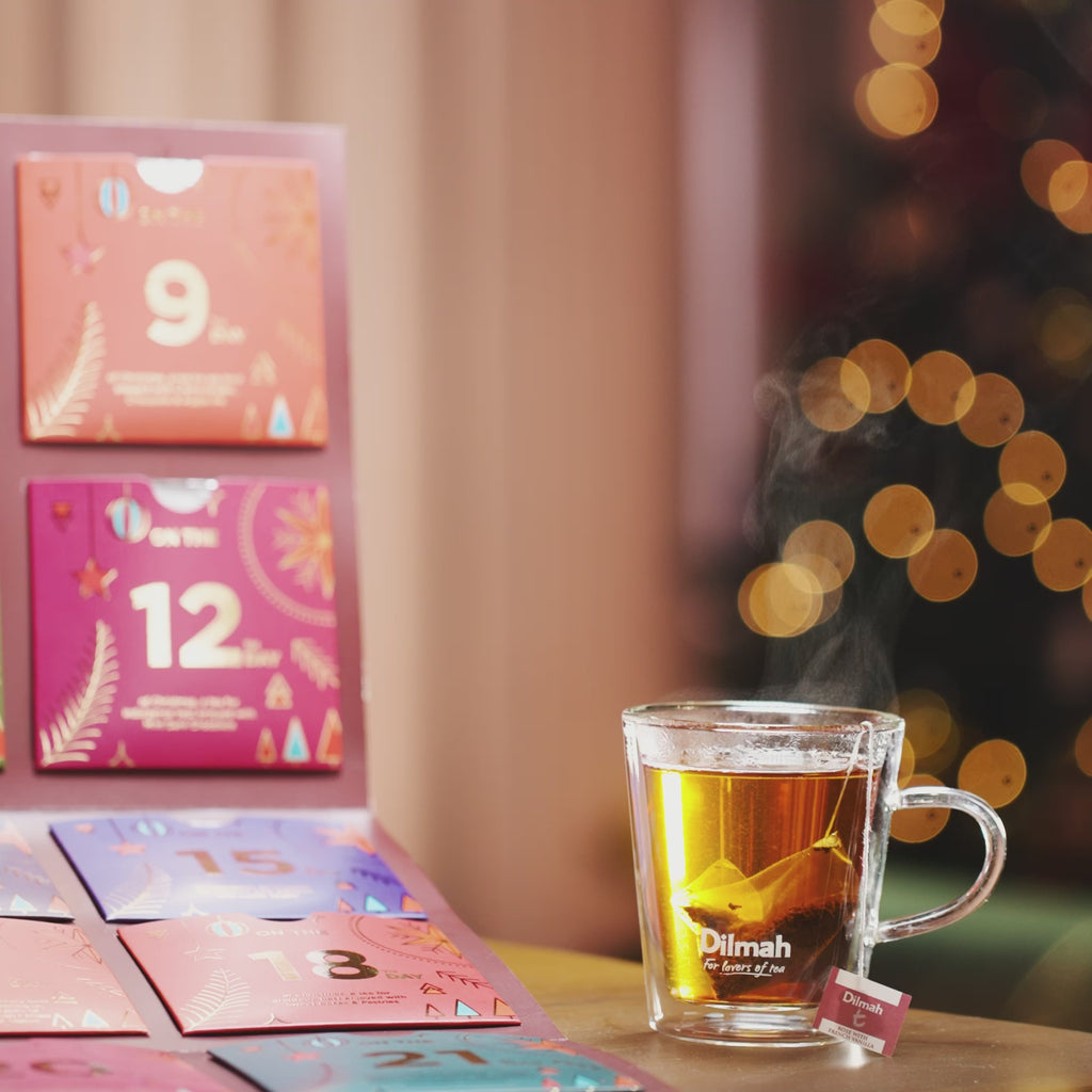 Dilmah Christmas Tea Advent Calendar – 24 Individually Wrapped Gourmet Tea Bags